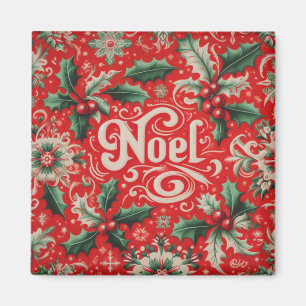 Aimant Noel rouge et vert