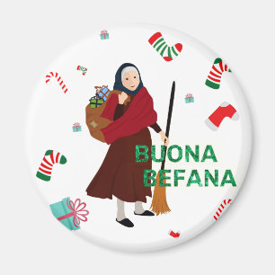 Aimant noël sorcière buona Befana
