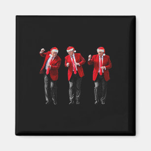 Aimant Noël Trump Danse Père Noël Trump Dance