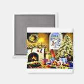 Aimant Noël vintage (Recto/Verso)