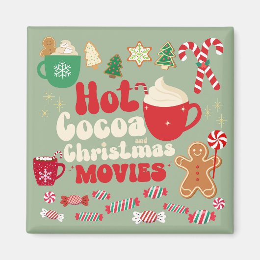 Aimant Noël vintage (Devant)