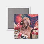 Aimant Noël - Vizsla - Budda (Recto/Verso)