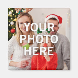 Aimant Noël Votre photo ici