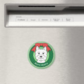 Aimant Noël Westie (In Situ (Lave-vaisselle))