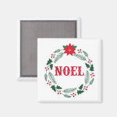 Aimant Noel Wreath (Recto/Verso)