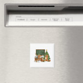 Aimant Noël Xmas Vibes Comptable Comptabilité Pain d'épic (In Situ (Lave-vaisselle))