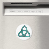 Aimant noeud de trinité Turquoise (In Situ (Lave-vaisselle))