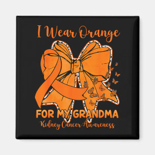 Aimant Nœud papillon papillon porte orange pour rein gran