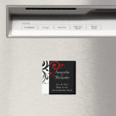 Aimant Noir, Blanc, Rouge Mariage  de rotation inverse Ma (In Situ (Lave-vaisselle))