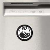 Aimant noir Dragon blanc (In Situ (Lave-vaisselle))