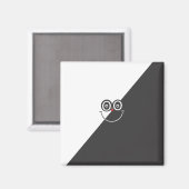 Aimant noir et blanc (Recto/Verso)