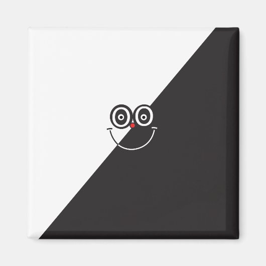 Aimant noir et blanc (Devant)