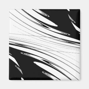 Aimant Noir et Blanc Moderne