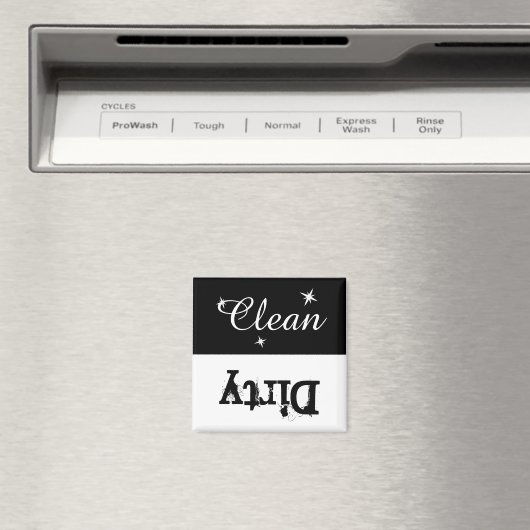 Aimant noir et blanc propre pour lave-vaisselle (In Situ (Lave-vaisselle))