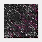 Aimant Noir marbré rose (Devant)