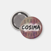 Aimant noir Orphan - Cosima (Recto/Verso)