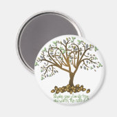 Aimant Noix d'arbre familial (Recto/Verso)