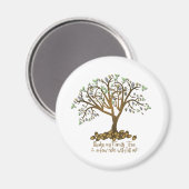 Aimant Noix d'arbre familial (Recto/Verso)