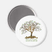 Aimant Noix d'arbre familial (Recto/Verso)