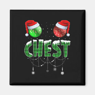 Aimant Noix de poitrine Noël Correspondantes Couple Chest