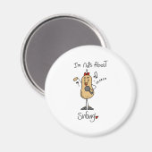 Aimant Noix sur le chant (Recto/Verso)