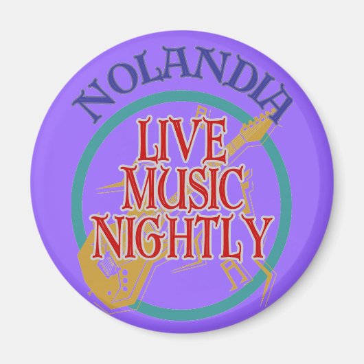 Aimant Nolandia Live Music (Devant)