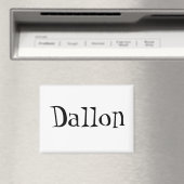 Aimant Nom Dallon (In Situ (Lave-vaisselle))