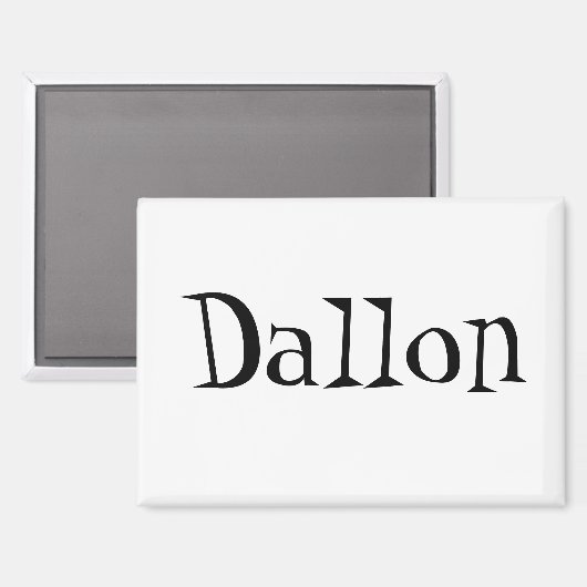 Aimant Nom Dallon (Recto/Verso)