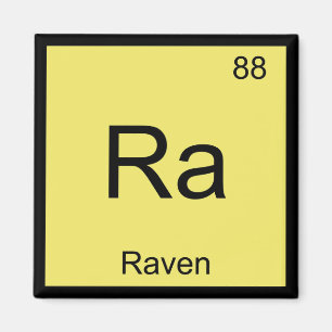 Aimant Nom de corbeau Chimie Élément Tableau périodique