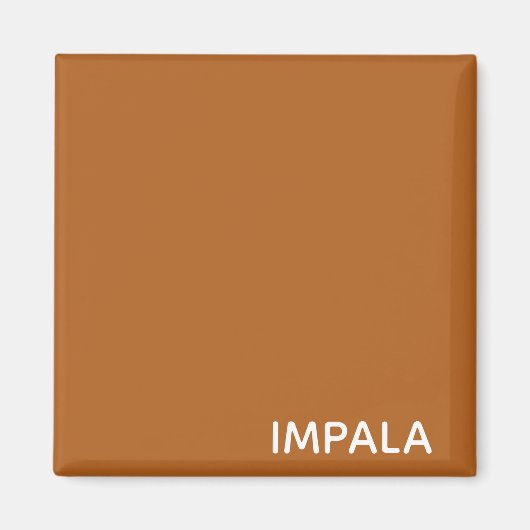 Aimant Nom de couleur brun Impala (Devant)