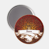 Aimant Nom de famille de Crimson (Recto/Verso)