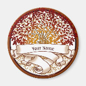 Aimant Nom de famille de Crimson (Devant)