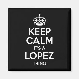 Aimant Nom de famille Lopez Arbre généalogique drôle Anni