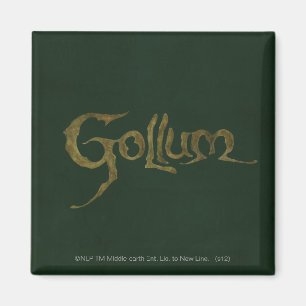 Aimant Nom de GOLLUM™ - texturisé
