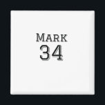 Aimant nom de l'équipe ajouter nom du joueur date sports<br><div class="desc">conception</div>