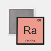 Aimant Nom de radar Chimie Élément Tableau périodique (Recto/Verso)