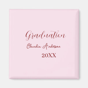 Aimant nom de remise des diplômes promotion 20XX calligra