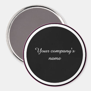 Aimant Nom de votre entreprise, modèle,