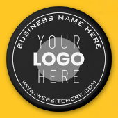 Aimant Nom de votre entreprise, site Web + image téléchar