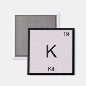 Aimant Nom du kit Élément de chimie Tableau périodique (Recto/Verso)