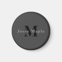 Nom et monogramme | Dark Gray