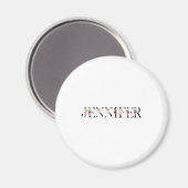 Aimant Nom Jennifer (Recto/Verso)