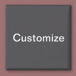 Aimant Nom modifiable en gras moderne, entreprise ou marq<br><div class="desc">Modèle de texte personnalisable en gras et moderne,  modifier comme vous le souhaitez.</div>