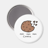 Aimant Nom nom cookie (Recto/Verso)