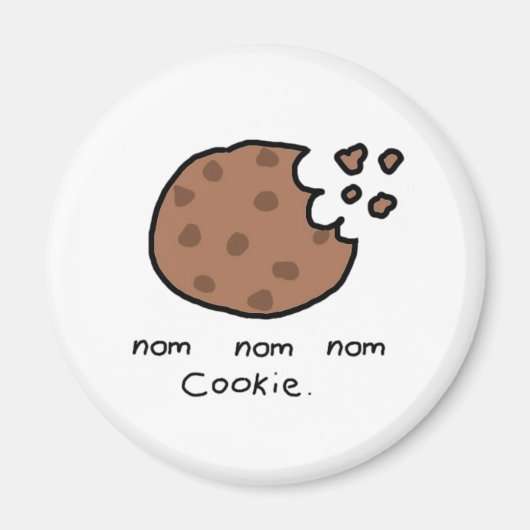 Aimant Nom nom cookie (Devant)