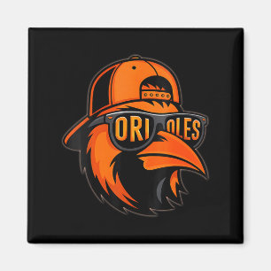 Aimant Nom Oriole Rétro Vintage pour Hommes Femmes Garçon