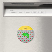 Aimant Nom personnalisé cameleon argent sucres de canne a (In Situ (Lave-vaisselle))