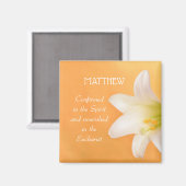 Aimant Nom personnalisé, Fête RCIA Félicitations Lily (Recto/Verso)