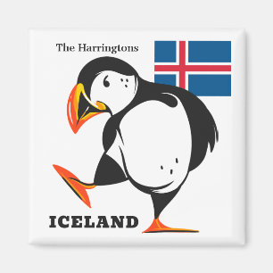 Aimant Nom personnalisé Islande