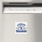 Aimant NOM PERSONNALISÉ Jeu du joueur de l'équipe de base (In Situ (Lave-vaisselle))